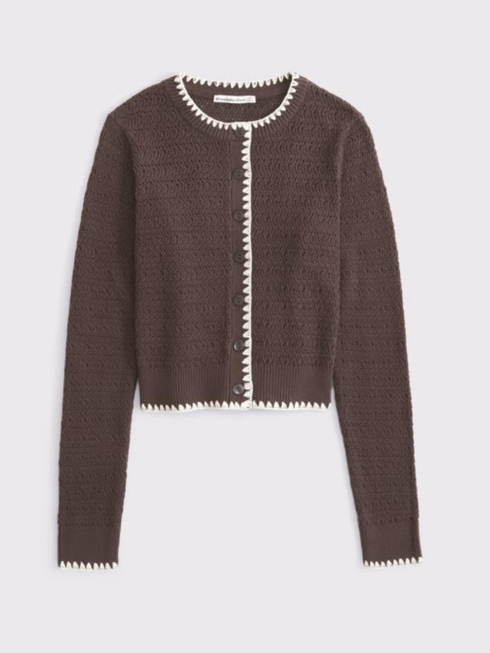 NWT Abercrombie & Fitch Shrunken Crew Cardigan